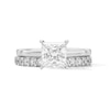Thumbnail Image 1 of 2 CT. T.W. Princess-Cut Certified Lab-Grown Diamond Solitaire Bridal Set in 14K White Gold (F/VS2)