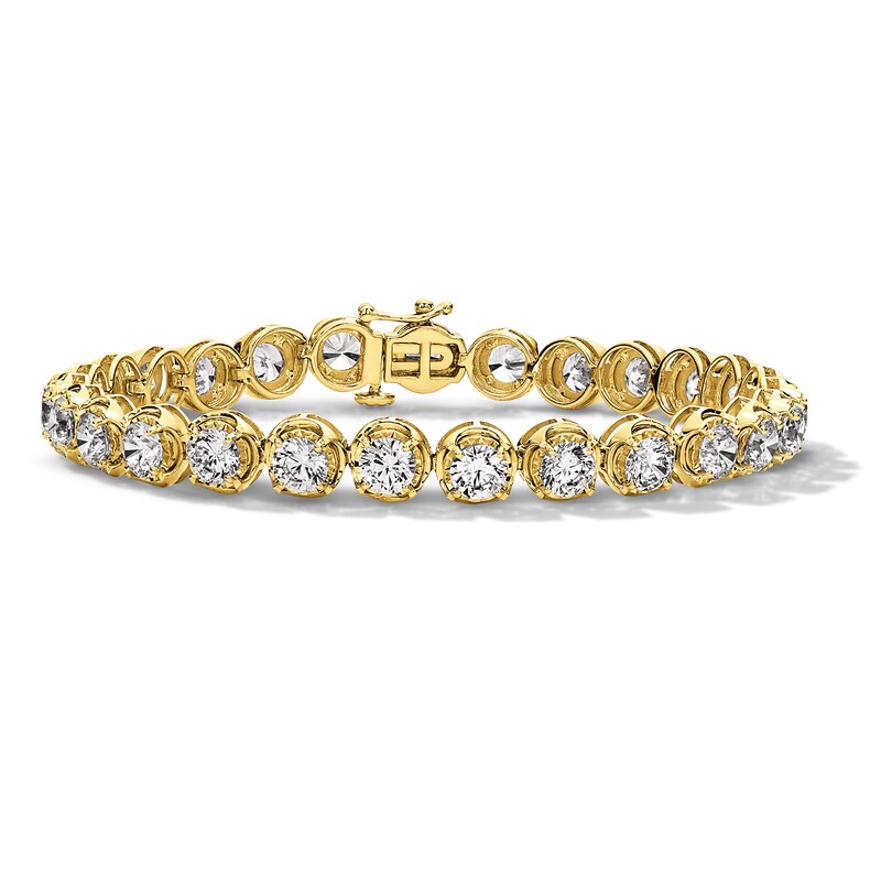 Main Image 1 of 5 CT. T.W. Lab-Grown Diamond Tennis Bracelet in 10K Gold (F/SI2)