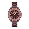 Thumbnail Image 1 of Ladies' Coach Kitt Brown Ceramic Analog Watch with Brown Dial and Crystal Bezel (Model: 14504563)