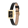 Thumbnail Image 2 of Ladies' Coach Mara Gold-Tone IP Analog Watch with Black Dial and Black Leather Strap (Model: 14504616)