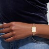 Thumbnail Image 4 of Ladies' Coach Mara Gold-Tone IP Analog Watch with Ivory Dial and Brown Leather Strap (Model: 14504617)