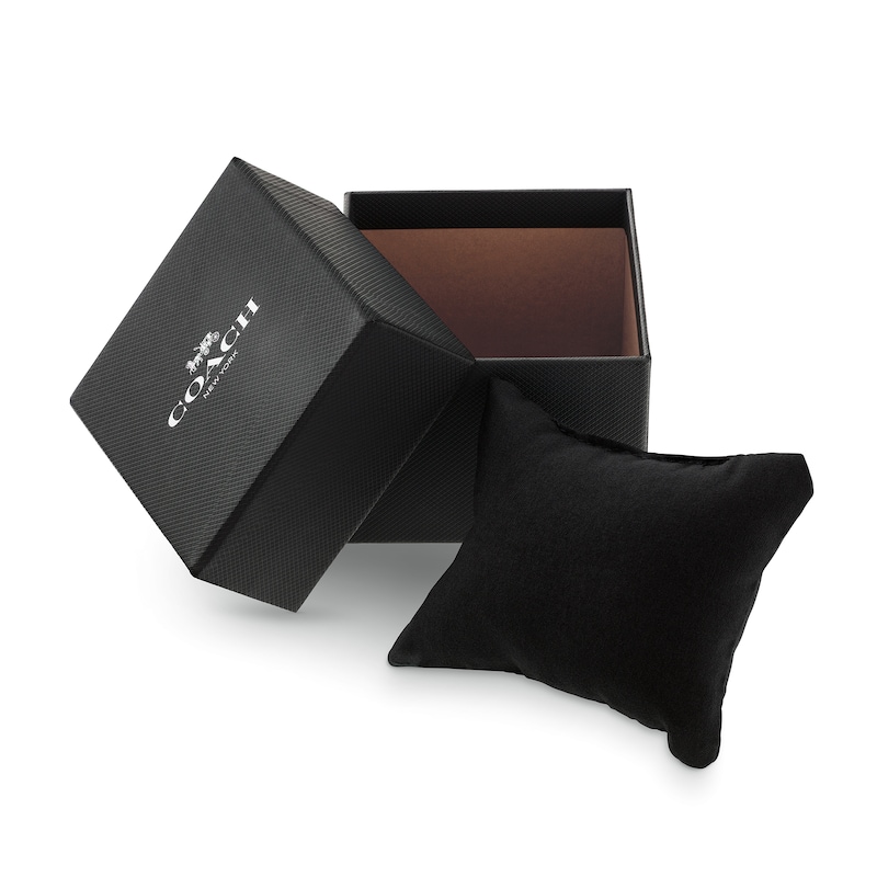 Main Image 5 of Men's Coach Elliott Two-Tone Analog Watch with Blue Dial (Model: 14602748)