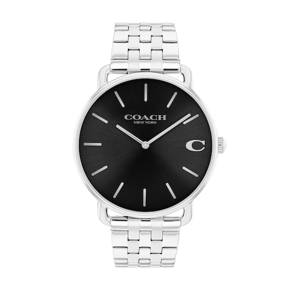 Men's Coach Elliott Analog Watch with Black Dial (Model: 14602750)