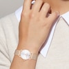 Thumbnail Image 4 of Ladies' Coach Rose-Tone IP Analog Watch with Silver-Tone Dial and Mesh Band (Model: 14504222)