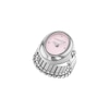 Thumbnail Image 2 of Ladies' Coach Sammy Analog Ring Watch with Pink Oval Dial (Model: 14504624)