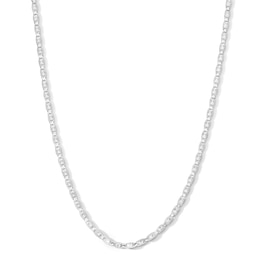 3.2mm Pavé Valentino Chain Necklace in Solid Sterling Silver - 16"