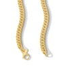 Thumbnail Image 2 of 6.0mm Diamond-Cut Curb Chain Necklace in Hollow 10K Gold - 20"