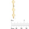 Thumbnail Image 2 of 5.4mm Beaded Filigree Link Chain Bracelet in Solid 10K Gold - 7.5"