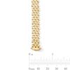 Thumbnail Image 2 of 7.5mm Panther Link Chain Bracelet in Semi-Solid 10K Gold - 8.5"