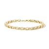 Thumbnail Image 1 of 5.0mm Stardust Rolo Chain Bracelet in Hollow 10K Gold - 7.5"