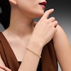 Thumbnail Image 2 of 5.0mm Stardust Rolo Chain Bracelet in Hollow 10K Gold - 7.5"