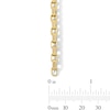 Thumbnail Image 3 of 5.0mm Stardust Rolo Chain Bracelet in Hollow 10K Gold - 7.5"