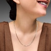 Thumbnail Image 2 of 3.5mm Diamond-Cut Valentino Chain Necklace in Solid 10K Yellow Gold - 20"