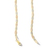 Thumbnail Image 3 of 3.5mm Diamond-Cut Valentino Chain Necklace in Solid 10K Yellow Gold - 20"
