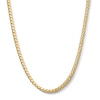 Thumbnail Image 1 of 3.15mm Diamond-Cut Wheat Chain Necklace in Semi-Solid 10K Gold - 22"