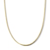Thumbnail Image 1 of 1.7mm Diamond-Cut Omega Chain Necklace in Hollow 10K Gold