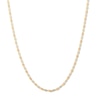 Thumbnail Image 1 of 2.2mm Diamond-Cut Valentino Chain Necklace in Solid 10K Tri-Tone Gold
