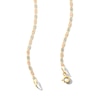Thumbnail Image 3 of 2.2mm Diamond-Cut Valentino Chain Necklace in Solid 10K Tri-Tone Gold