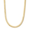 Thumbnail Image 1 of 3.9mm Diamond-Cut Curb Chain Necklace in Semi-Solid 10K Gold - 22"