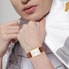 Thumbnail Image 5 of Unisex Coach Analog Watch with Silver-Tone Rectangle Dial and Brown Leather Strap (Model: 14400044)