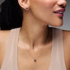 Thumbnail Image 2 of Emerald-Cut Amethyst Solitaire Pendant and Stud Earrings Set in Sterling Silver with 14K Gold Plate