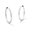 Thumbnail Image 1 of 35.0mm Endless Hoop Earrings in Hollow Sterling Silver