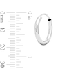 Thumbnail Image 2 of 15.0mm Endless Hoop Earrings in Sterling Silver