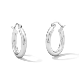 15.0mm Hoop Earrings in Sterling Silver