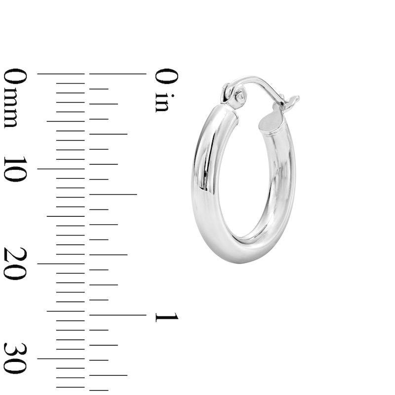 Main Image 2 of 15.0mm Hoop Earrings in Sterling Silver