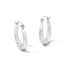 Thumbnail Image 1 of 14.0mm Twist Hoop Earrings in Sterling Silver