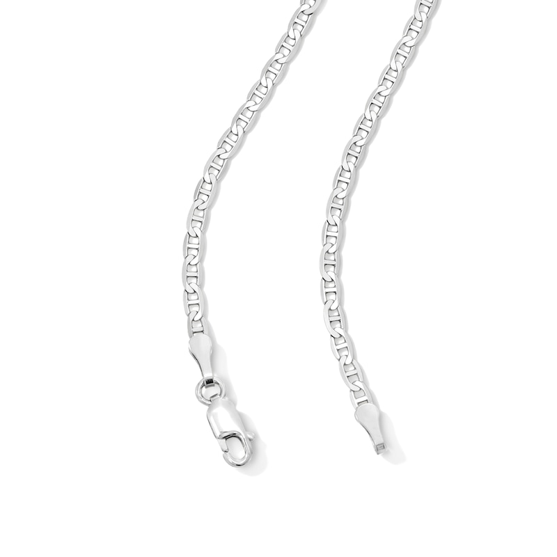 Main Image 2 of 2.4mm Mariner Chain Necklace in Solid 14K White Gold