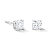 Thumbnail Image 1 of 1 CT. T.W. Certified Lab-Grown Diamond Solitaire Stud Earrings in 10K White Gold (F/SI2)