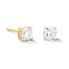 Thumbnail Image 1 of 1 CT. T.W. Certified Lab-Grown Diamond Solitaire Stud Earrings in 10K Gold (F/SI2)