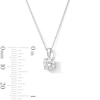 Thumbnail Image 2 of 1 CT. T.W. Certified Lab-Grown Diamond Solitaire Pendant in 10K White Gold (F/SI2)