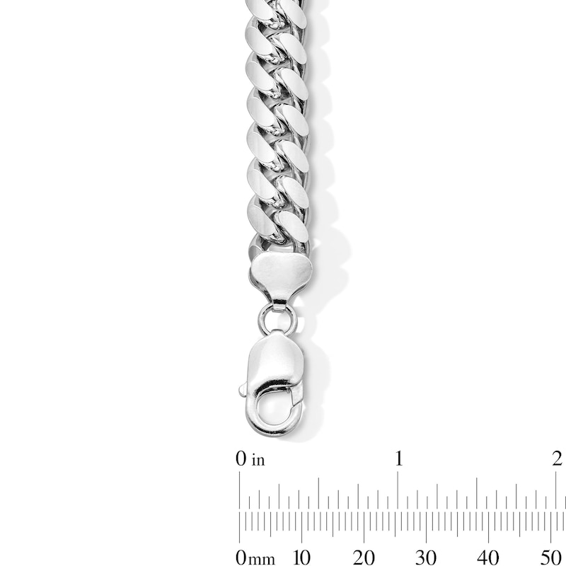 Main Image 2 of 11.0mm Miami Cuban Curb Chain Bracelet in Solid Sterling Silver - 8.5"