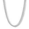 Thumbnail Image 1 of 9.0mm Miami Cuban Curb Chain Necklace in Solid Sterling Silver - 22"