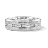 Thumbnail Image 1 of 1/2 CT. T.W Baguette and Round Diamond Band in 10K White Gold