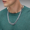 Thumbnail Image 2 of 12.0mm Flat Curb Chain Necklace in Solid Sterling Silver - 24"