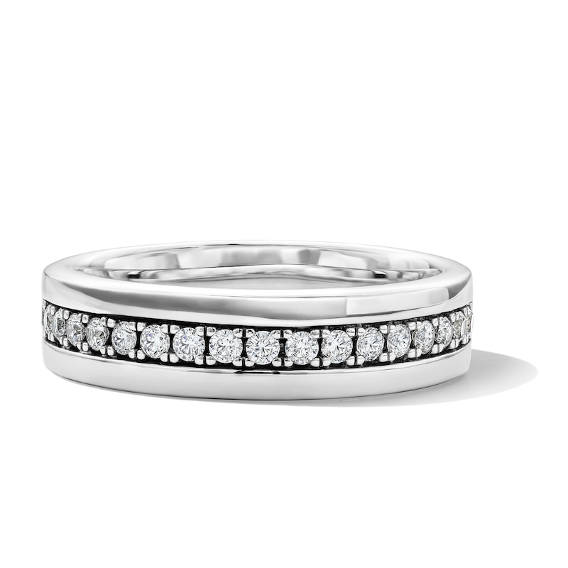 Main Image 1 of 3/8 CT. T.W. Diamond Center Band in 10K White Gold