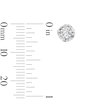 Thumbnail Image 2 of 1/2 CT. T.W. Certified Lab-Grown Diamond Solitaire Stud Earrings in Sterling Silver (F/VS2)
