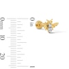 Thumbnail Image 3 of Lab-Grown Diamond-Accent Bee Single Cartilage Stud Earring in 14K Gold (F/VS2)