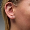 Thumbnail Image 2 of Lab-Grown Diamond-Accent Kite-Shaped Single Cartilage Stud Earring in 14K Gold (F/VS2)