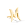 Thumbnail Image 4 of "M" Initial Single Cartilage Stud Earring in 14K Gold