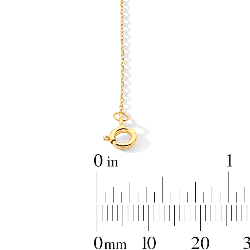 Main Image 4 of 1/20 CT. T.W. Lab-Grown Diamond Quartet Bracelet in Sterling Silver with 14K Gold Plate (F/SI2) - 7.25″