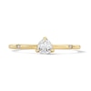 Thumbnail Image 1 of 1/5 CT. T.W. Trillion-Cut Lab-Grown Diamond Three-Stone Ring in 10K Gold (F/VS2)