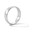 Thumbnail Image 2 of 5.0mm Engravable Domed Wedding Band in Sterling Silver (1 Line)