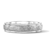 Thumbnail Image 1 of 5.0mm Engravable Hammered Wedding Band in Sterling Silver (1 Line)