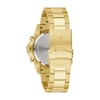Thumbnail Image 3 of Men's Bulova Chronograph Watch in Gold-Tone Stainless Steel with Blue Dial (Model: 98B377)