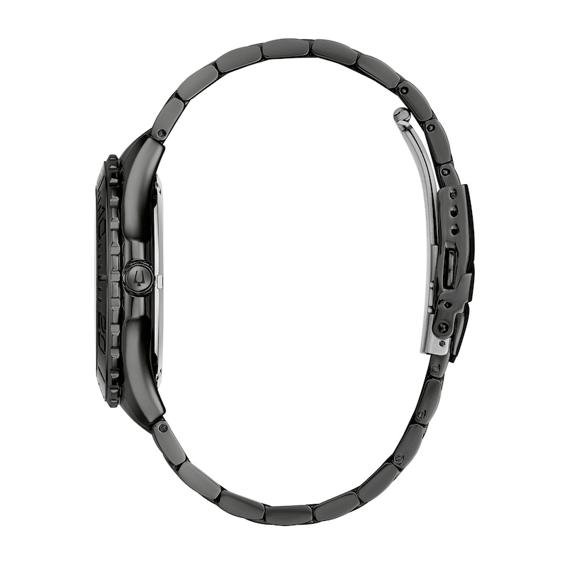Main Image 2 of Men's Bulova Performance Sport Watch in Black Ion-Plated Stainless Steel Bracelet with Black Dial (Model: 98B438)