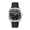 Thumbnail Image 1 of Men's Bulova Classic Analog Watch in Stainless Steel with Black Dial and Black Leather Strap (Model: 96B453)